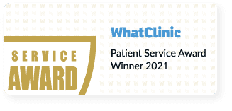 WhatClinic Patient Service Award 2021 Winner